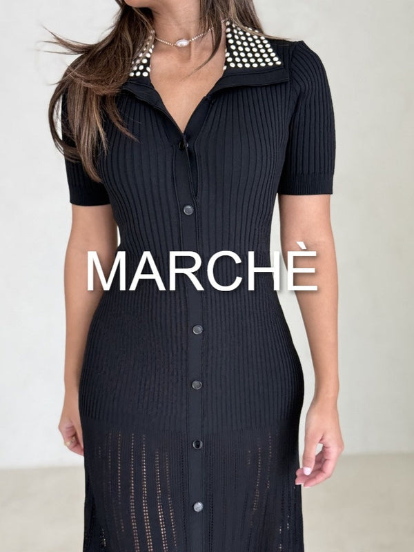 PEARL EMBELLISHED SHORT SLEEVED