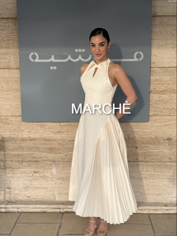 Sleeveless  Spliced Zipper Dress