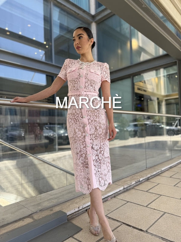 RHINESTONE RIBBON LACE HOLLOW OUT