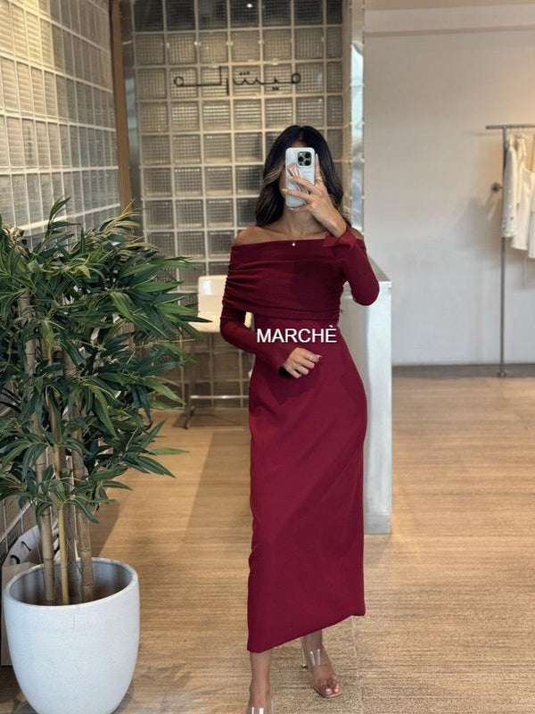 OFFSHOULDER STYLE LONG SLEEVE