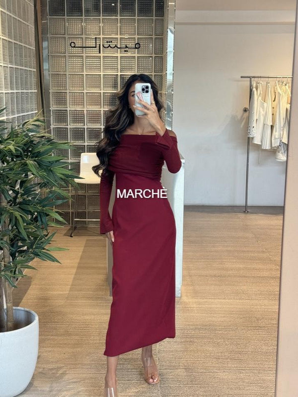 OFFSHOULDER STYLE LONG SLEEVE