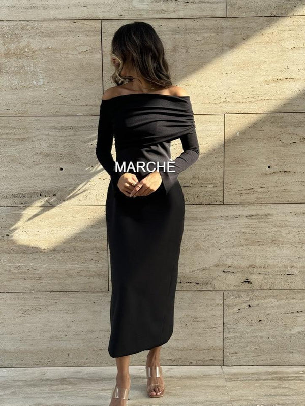 OFFSHOULDER STYLE LONG SLEEVE