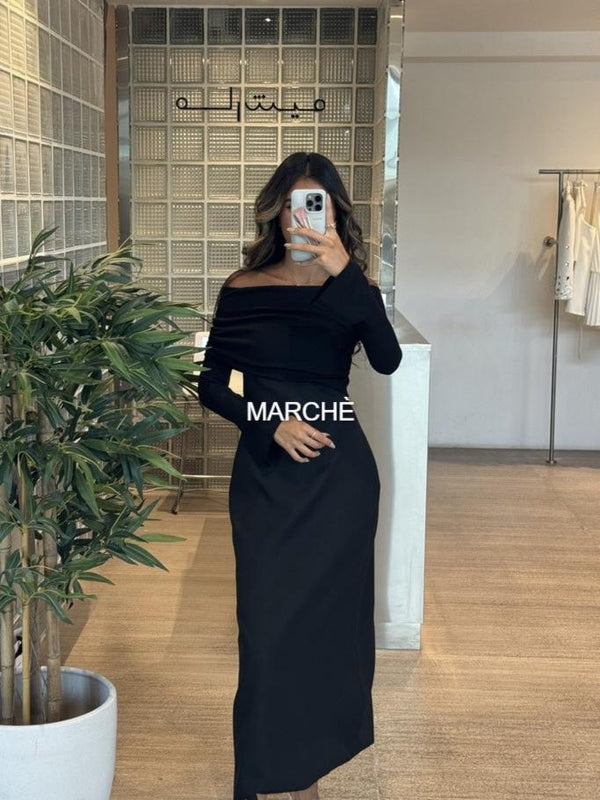 OFFSHOULDER STYLE LONG SLEEVE