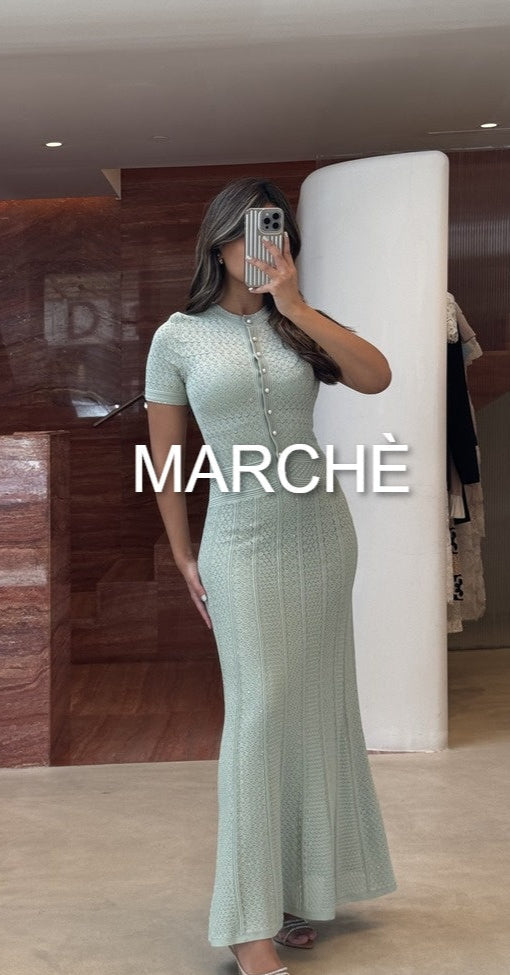 KNITTED WITH PEARL BUTTONS