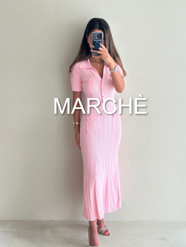 VERSATILE DIAMOND KNIT DRESS