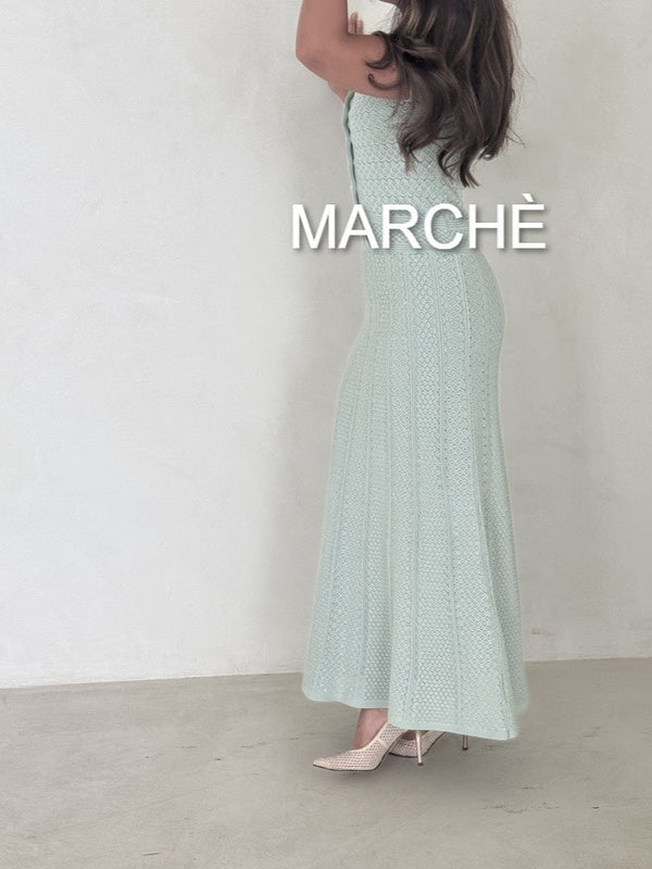 KNITTED WITH PEARL BUTTONS