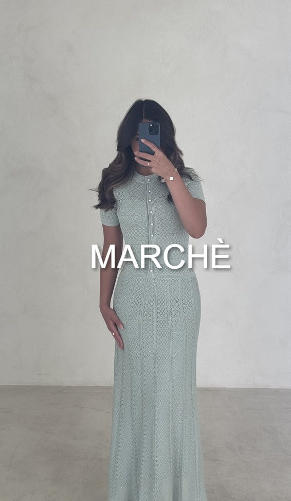 KNITTED WITH PEARL BUTTONS