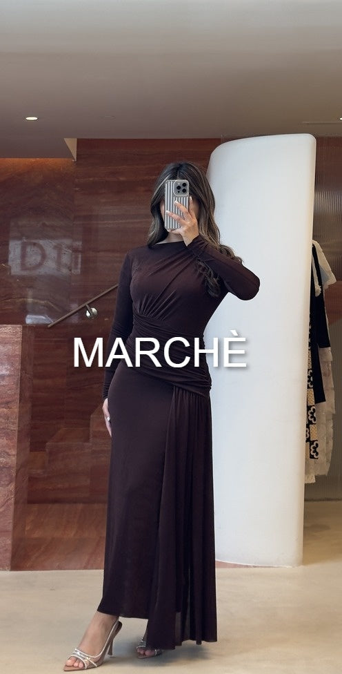 MODEST LONG EVENING DRESS