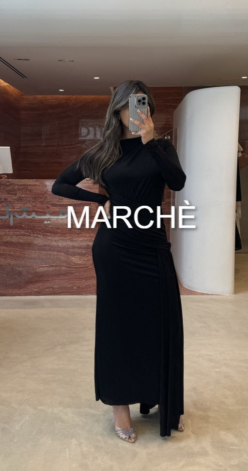 MODEST LONG EVENING DRESS