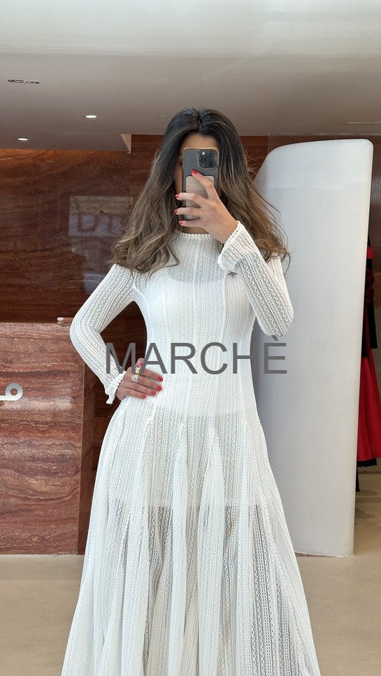 MESH EUROPEAN LONG DRESS