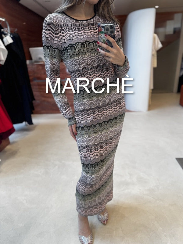 WAVE STRIPE BACKLESS