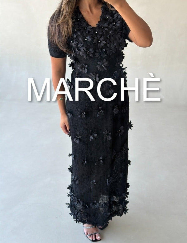 3D FLOWER TOP+SKIRT