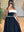 DIAGONAL COLLAR SLEEVELESS MID-CALF DRESS