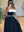 DIAGONAL COLLAR SLEEVELESS MID-CALF DRESS