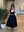 DIAGONAL COLLAR SLEEVELESS MID-CALF DRESS