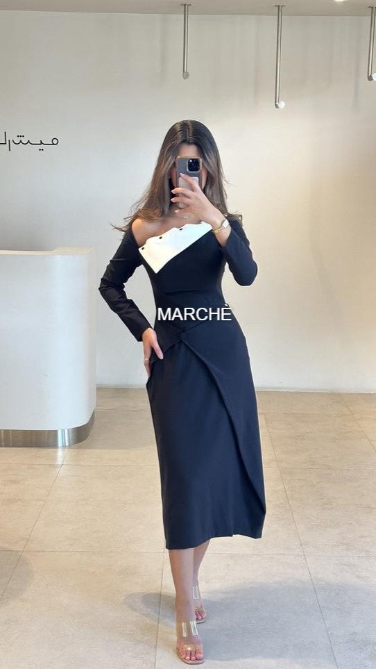 T-NECK COLOR LONG WAIST