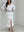 CONTRAST STRIPES RUFFLE EDGE KNITTED