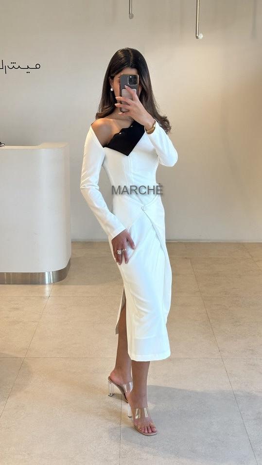 T-NECK COLOR LONG WAIST