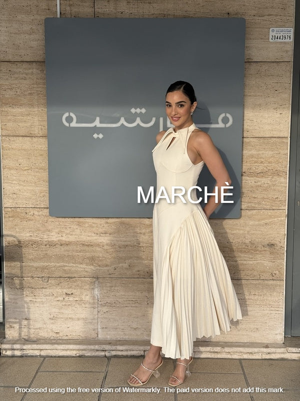 Sleeveless  Spliced Zipper Dress