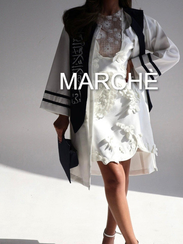 3D MOSAIC SHORT DRESS