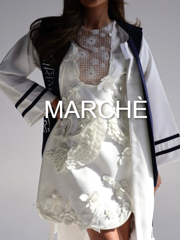 3D MOSAIC SHORT DRESS