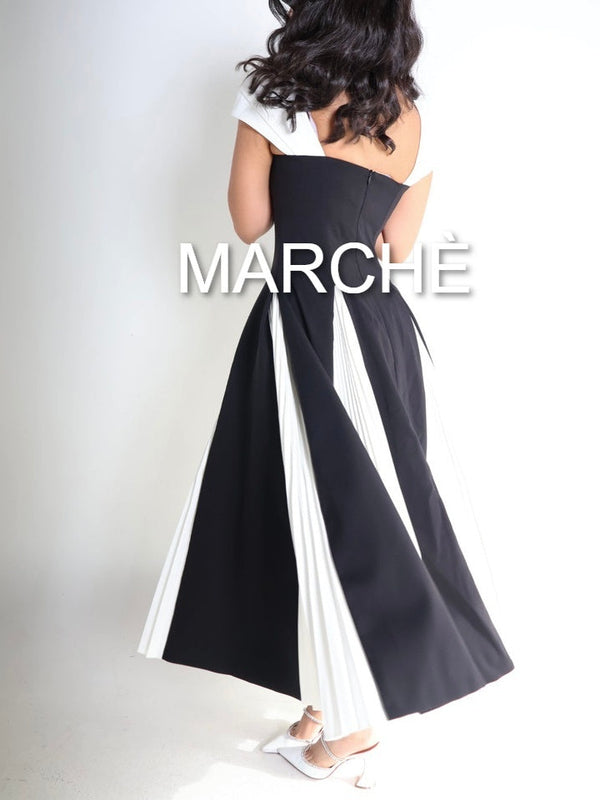 SHIRRING SOLID COLOR PATCHWORK