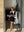 BIG LAPEL DESIGN SHORT DRESS