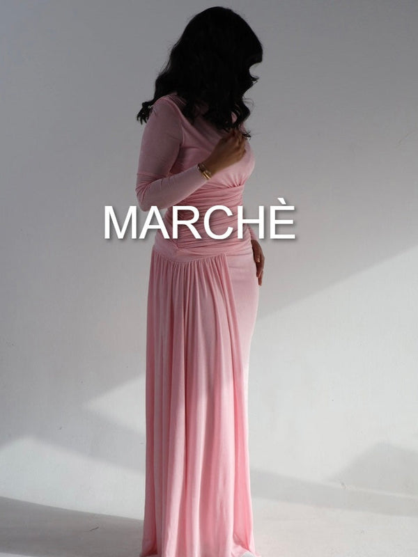 MODEST LONG EVENING DRESS