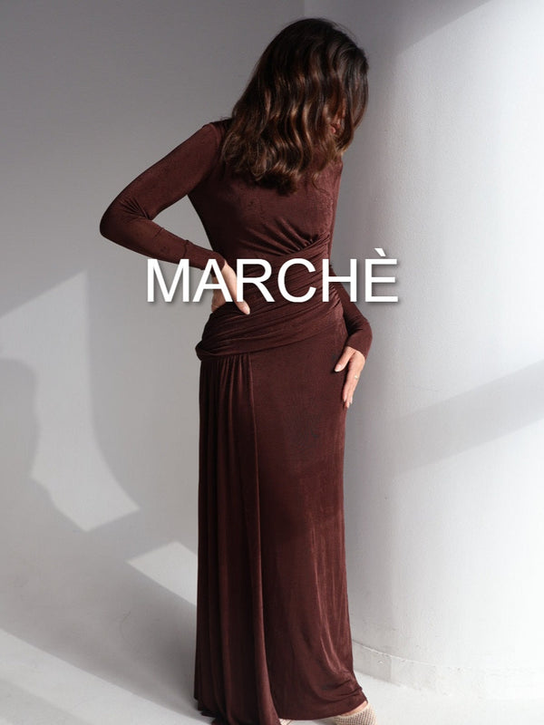 MODEST LONG EVENING DRESS