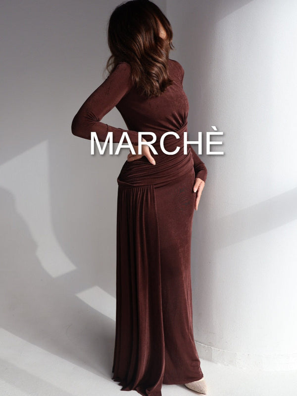 MODEST LONG EVENING DRESS