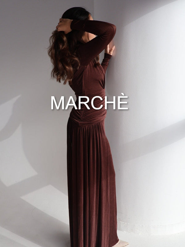 MODEST LONG EVENING DRESS
