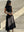 FASHION WOMEN DRESS METAL BUTTON SKEW LONG DRESS