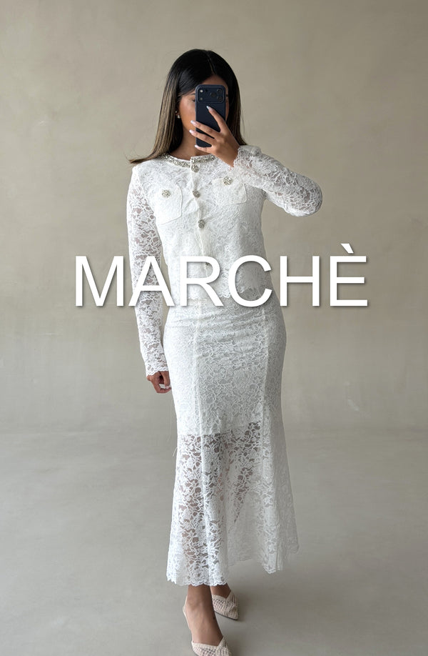 LACE SET LONG SLEEVE+SKIRT