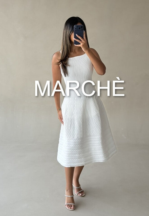 METAL BUCKLE CARDIGAN + DRESS