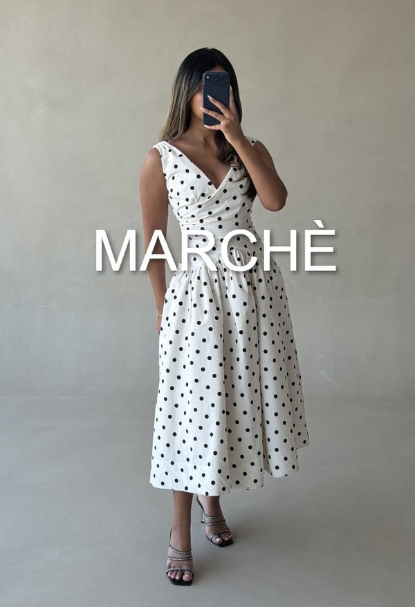 COCKTAIL  POLKADOT  DRESS