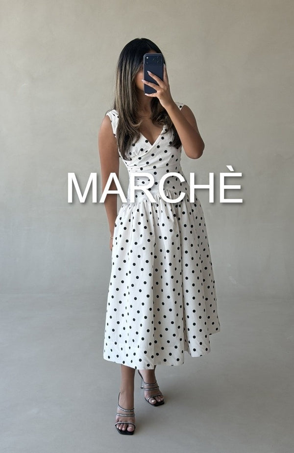 COCKTAIL  POLKADOT  DRESS