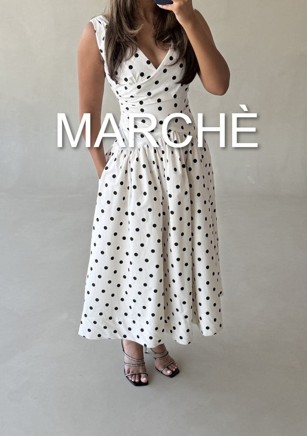 COCKTAIL  POLKADOT  DRESS