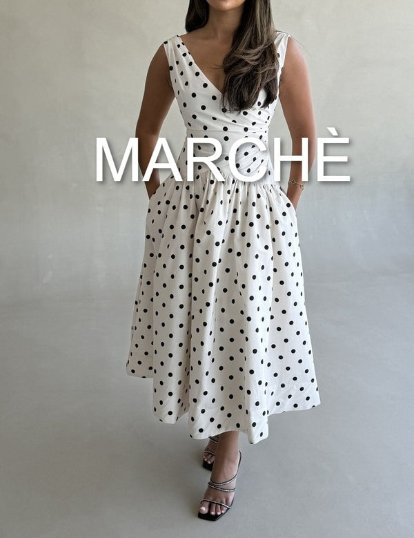 COCKTAIL  POLKADOT  DRESS