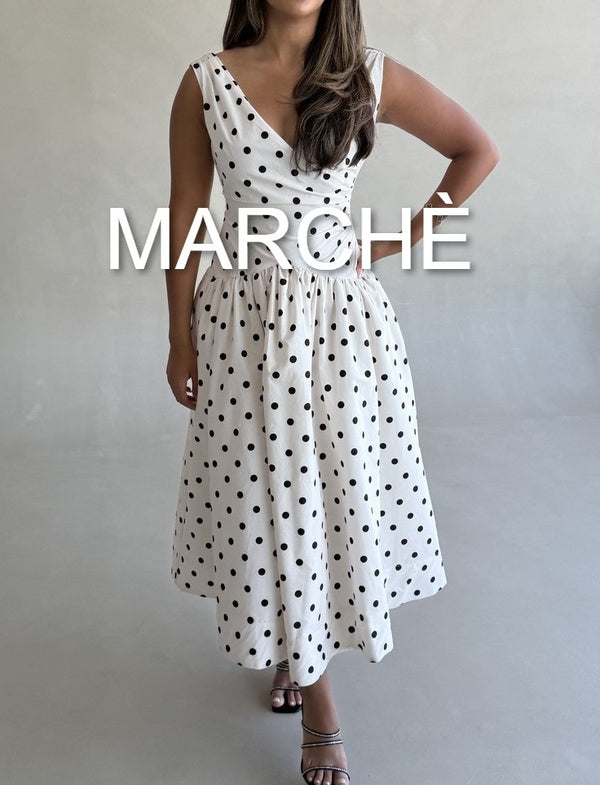 COCKTAIL  POLKADOT  DRESS