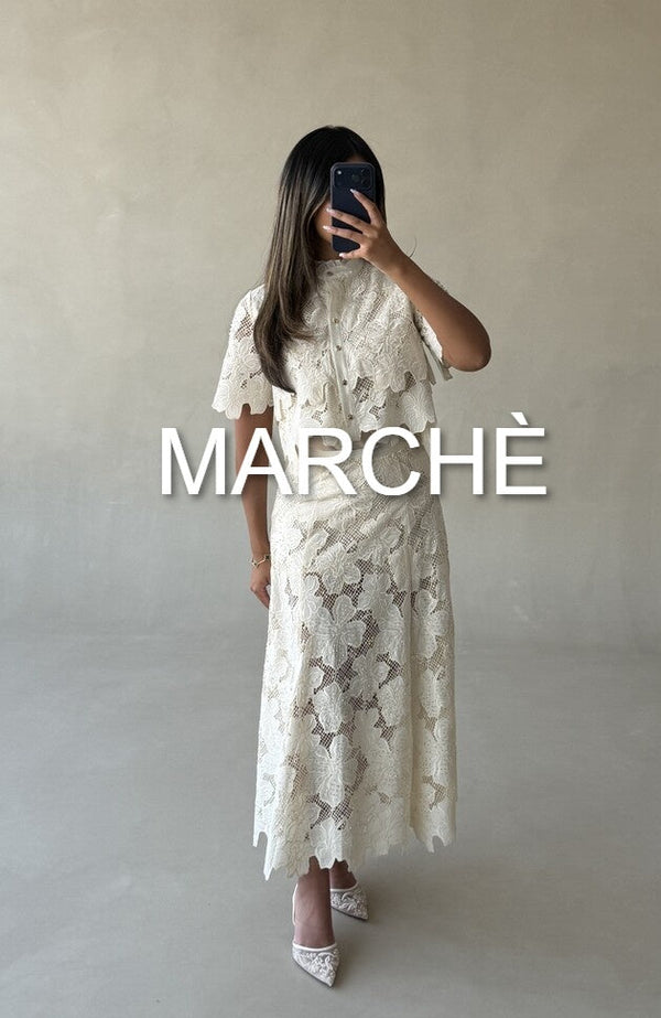 LACE MATCHING SET CROP TOP + SKIRT