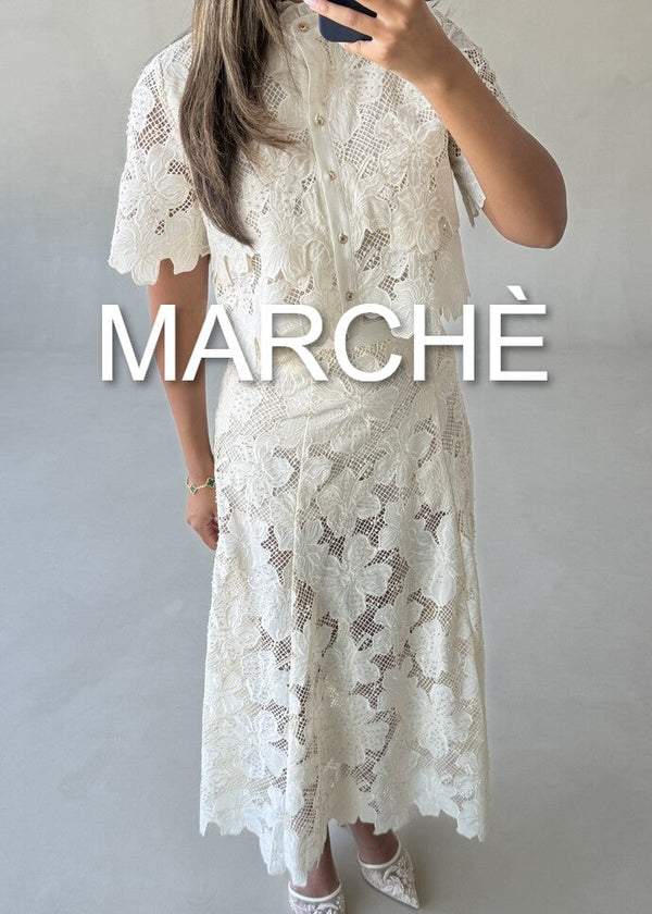 LACE MATCHING SET CROP TOP + SKIRT