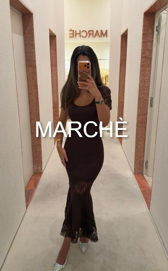 LACE PATCHWORK DRESS