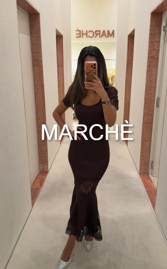 LACE PATCHWORK DRESS