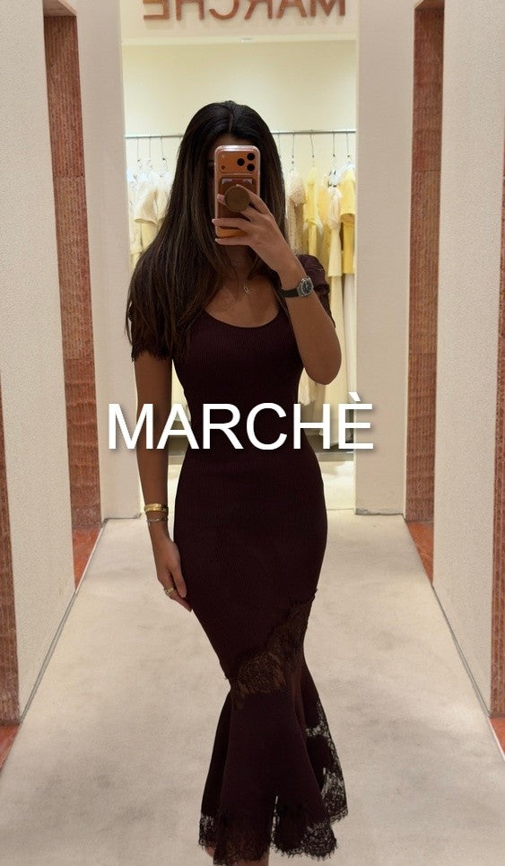 LACE PATCHWORK DRESS