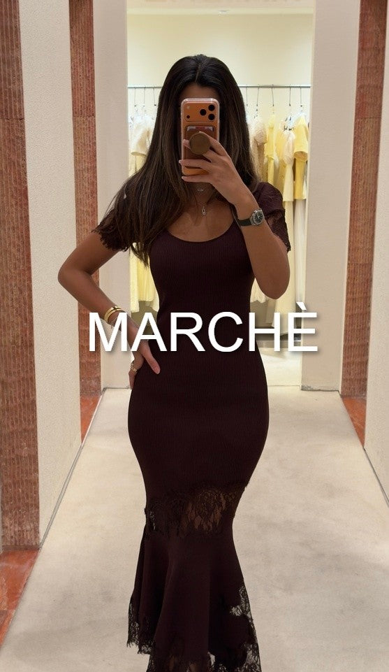 LACE PATCHWORK DRESS