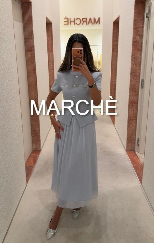 CHIC ROUND NECK DRESS