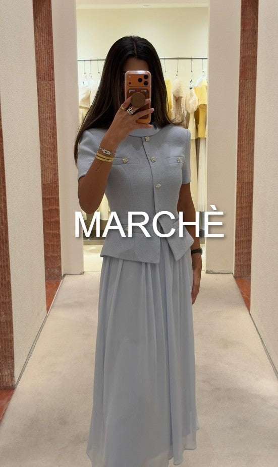 CHIC ROUND NECK DRESS