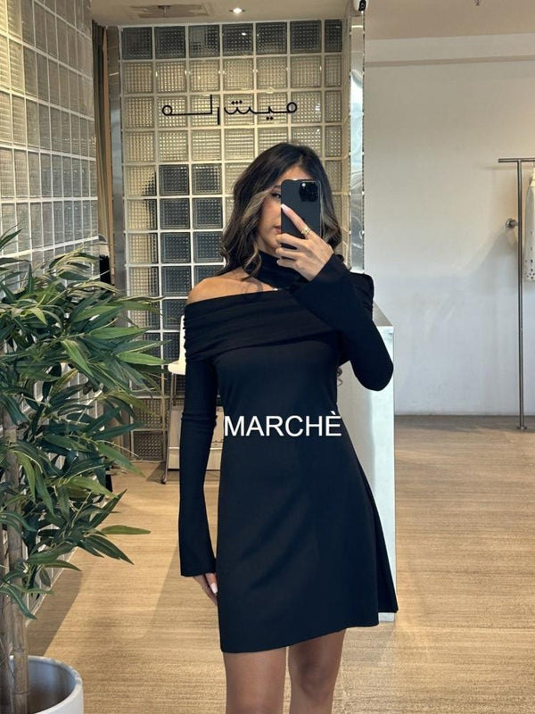 SEXY OFF-SHOULDER SHORT DRESS