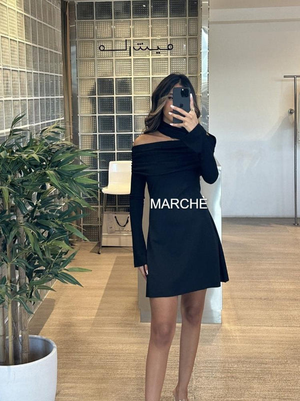 SEXY OFF-SHOULDER SHORT DRESS