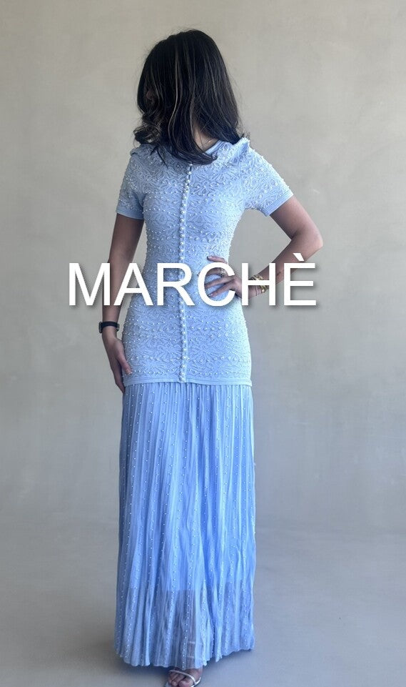 SUMMER PEARLS KNIT DRESS